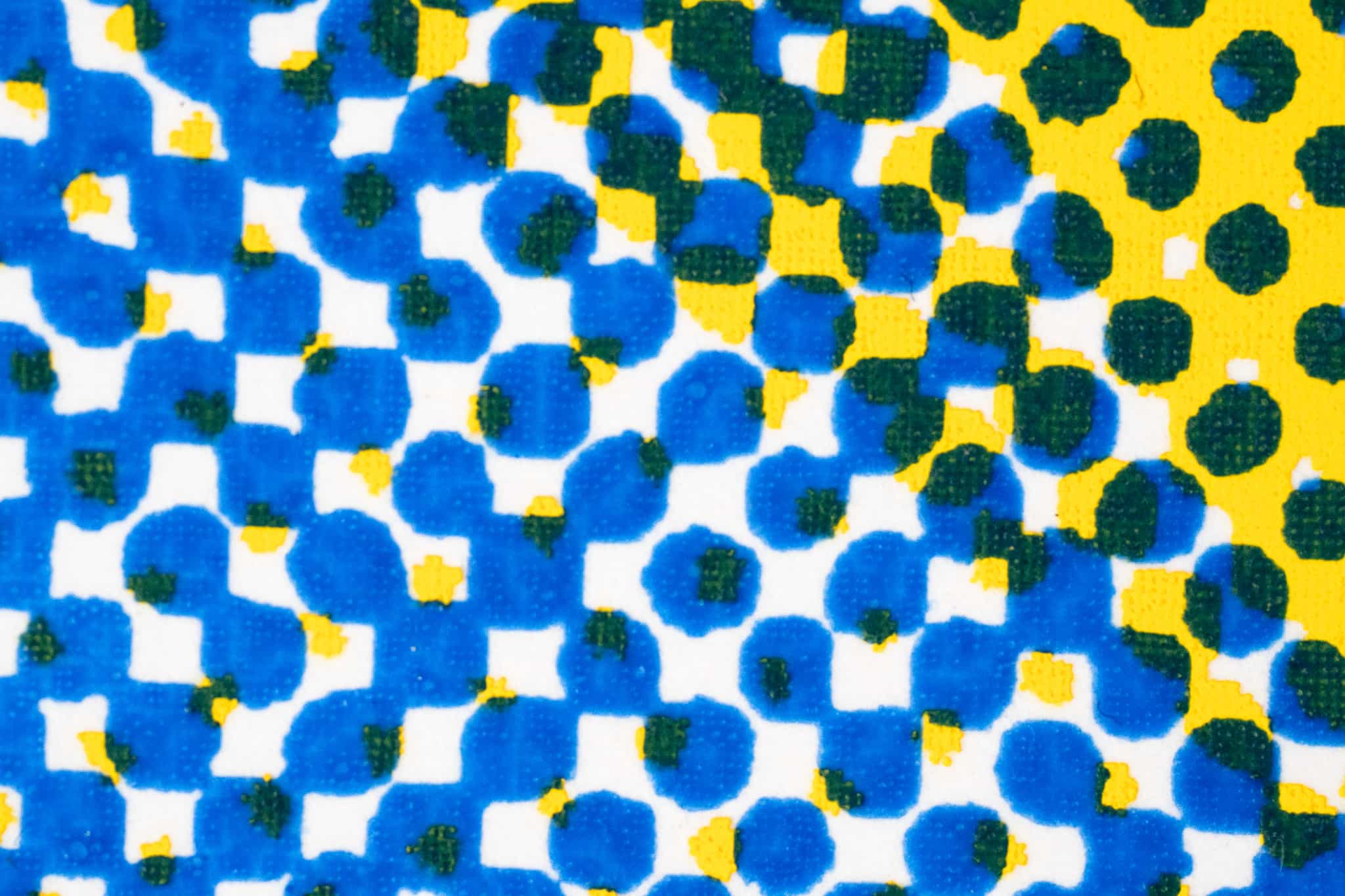 80s Pop: Dancerama - Yellow + Blue - Test and Misprints, Screen Print