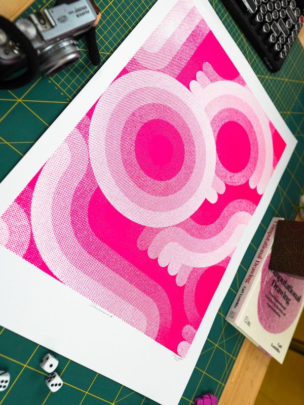 80s Pop Dancerama Screenprint