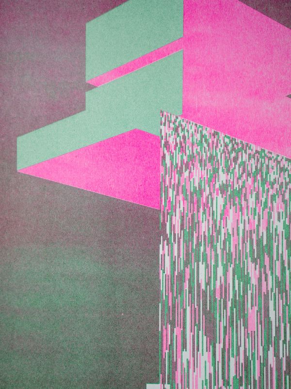 FALLiNGWATER Riso test print