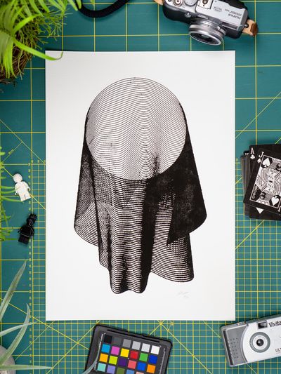 eInk Ghost Print