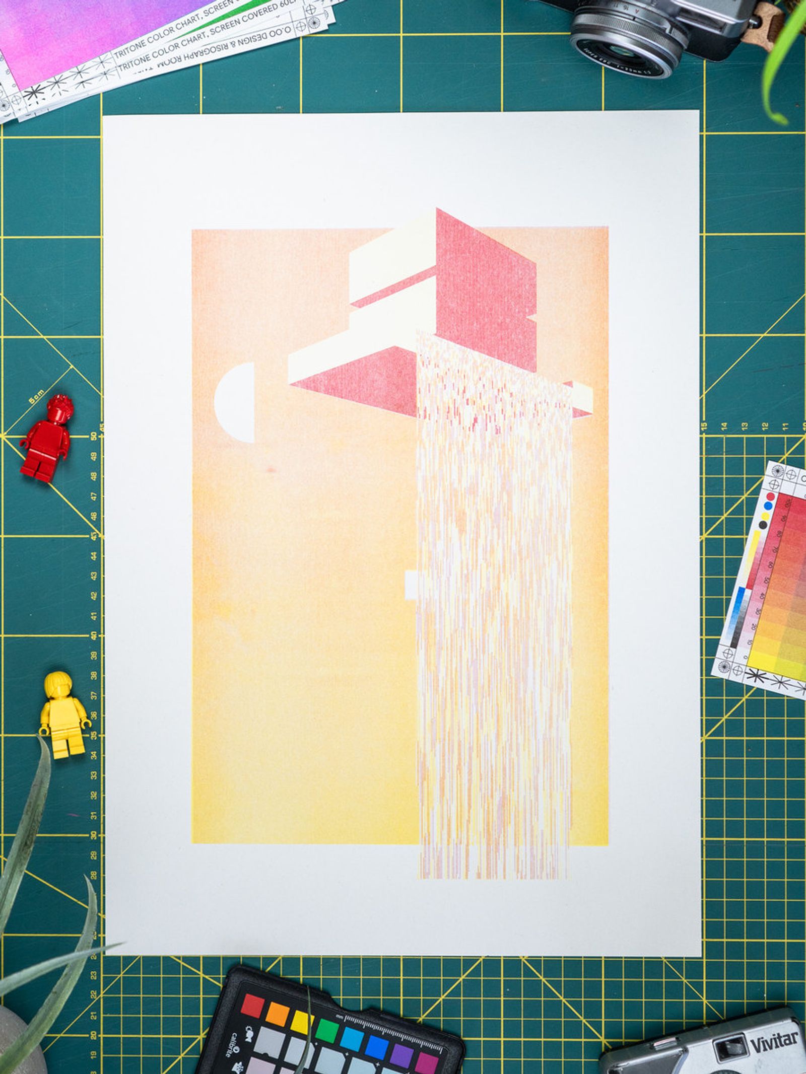 FALLiNGWATER Riso test print